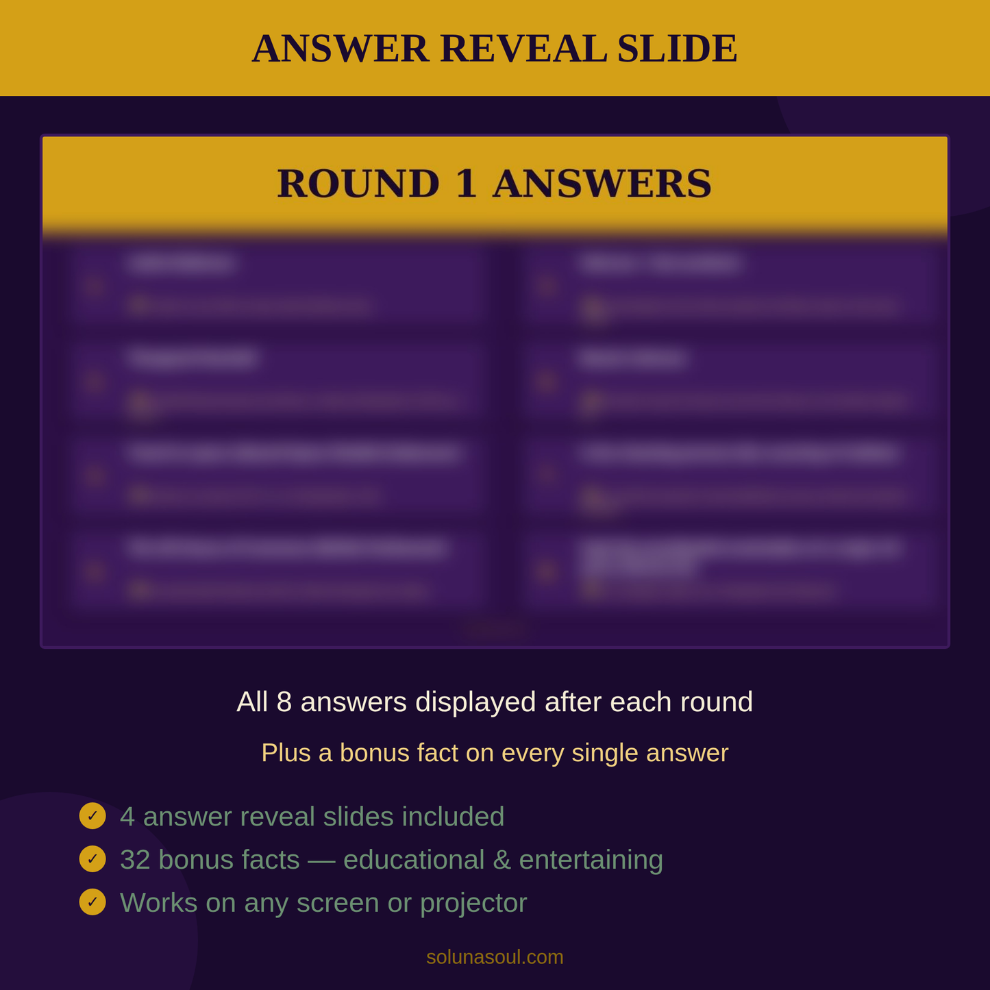 Black History Milestones Quiz | African American PowerPoint Trivia Soluna Soul
