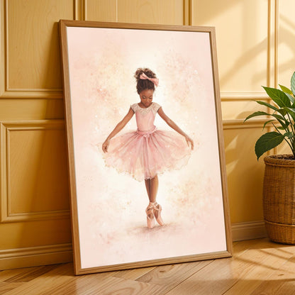 Young Ballerina Wall Art Print