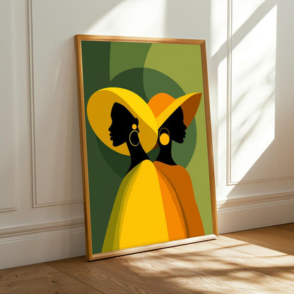 African Beauty Wall Art Print