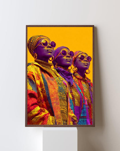 African Beauty Wall Art Print