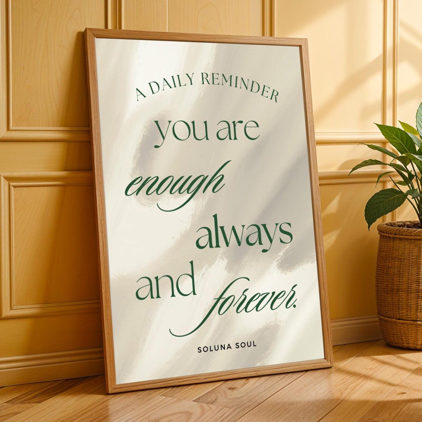 "Affirmation Series"  Motivational Wall Art Print