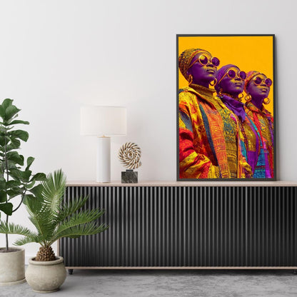 African Beauty Wall Art Print