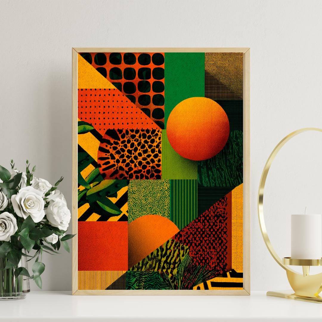 African Beauty Wall Art Print
