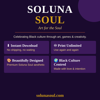 Afrobeats & Black Sounds Music Quiz | PowerPoint Trivia Soluna Soul