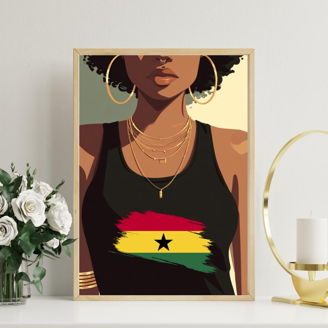 African Countries Wall Art Print