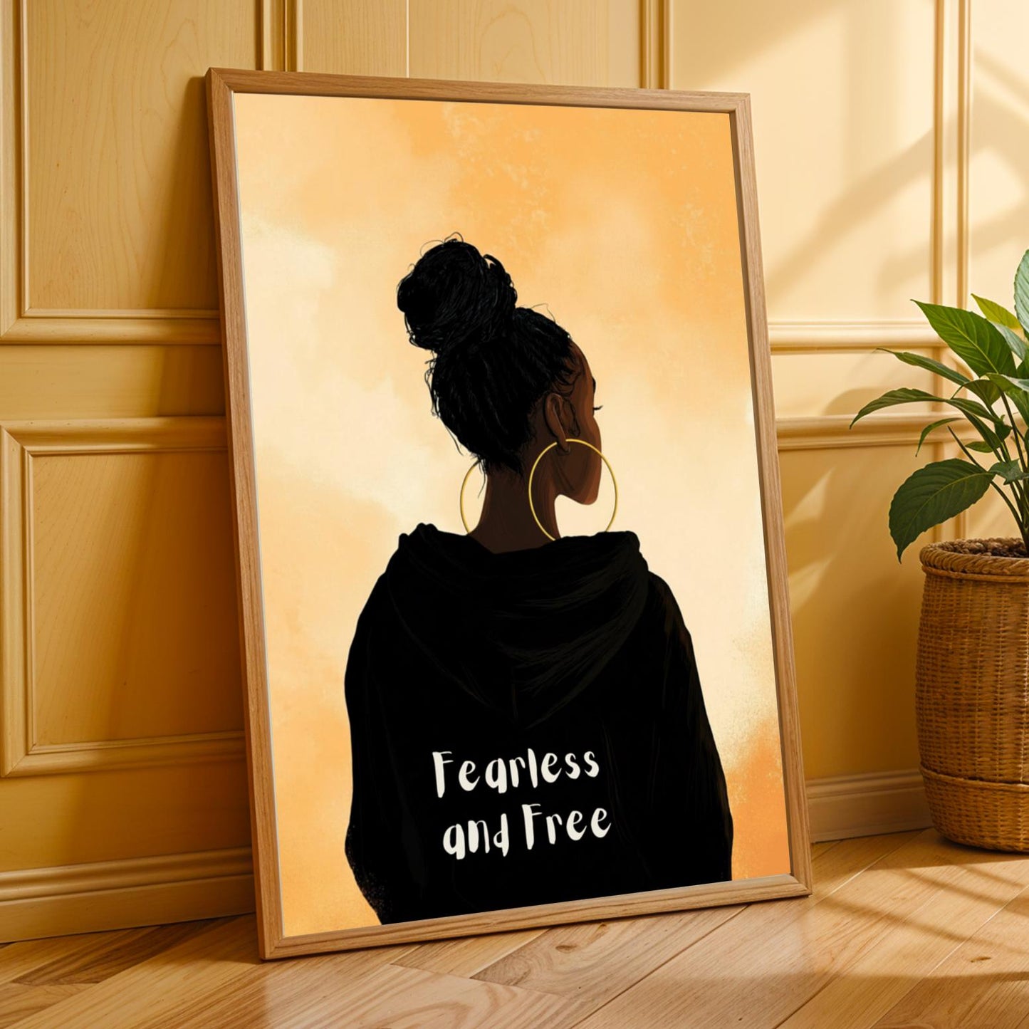 Black Girl Statements Wall Art Print