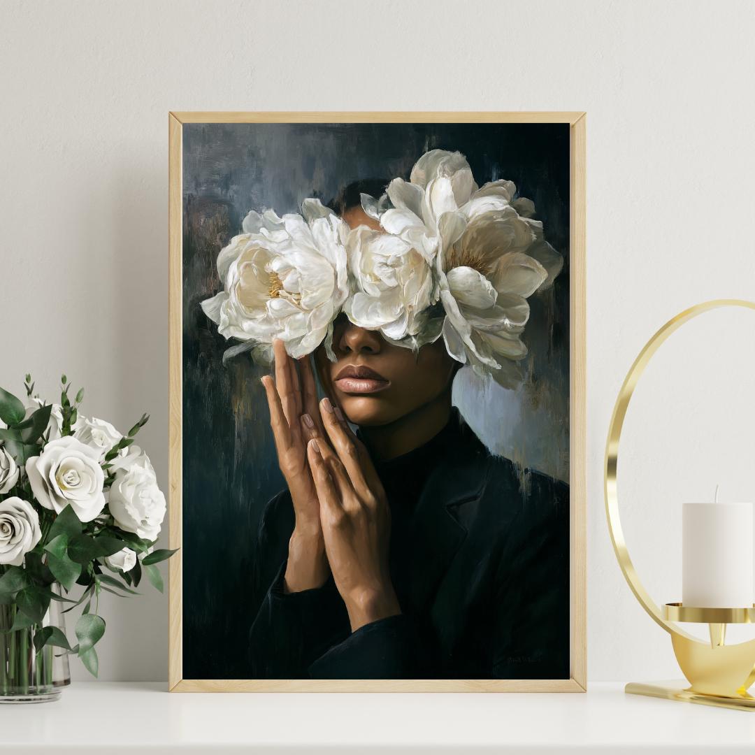 African Beauty Wall Art Print