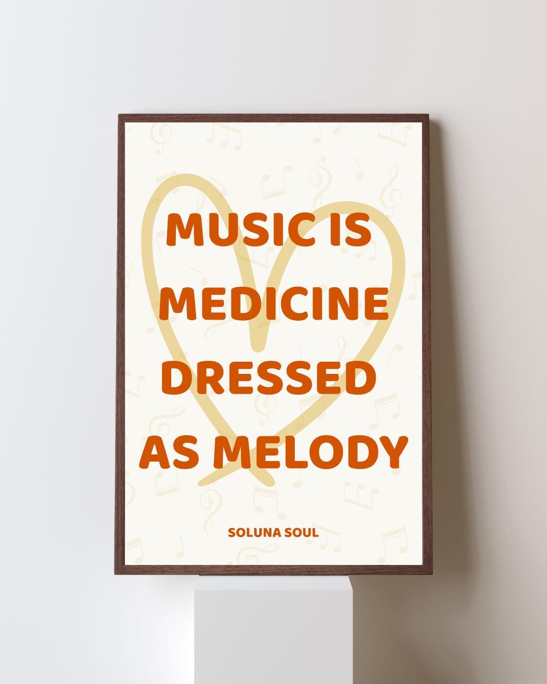 Music is Medicine Wall Art Print
