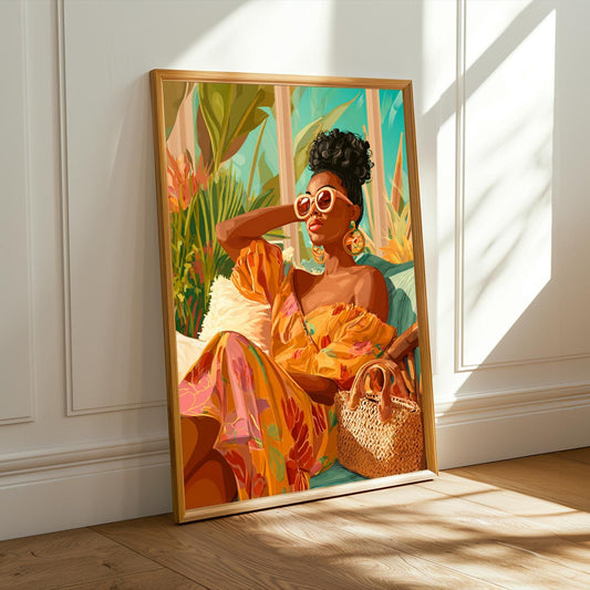 Grace Defined - Elegant Woman Wall Art Print