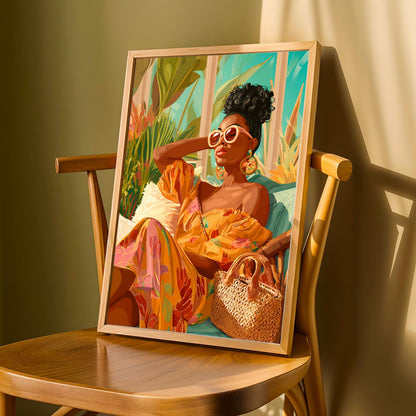 Grace Defined - Elegant Woman Wall Art Print