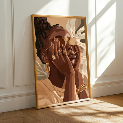 Grace Defined - Elegant Woman Wall Art Print