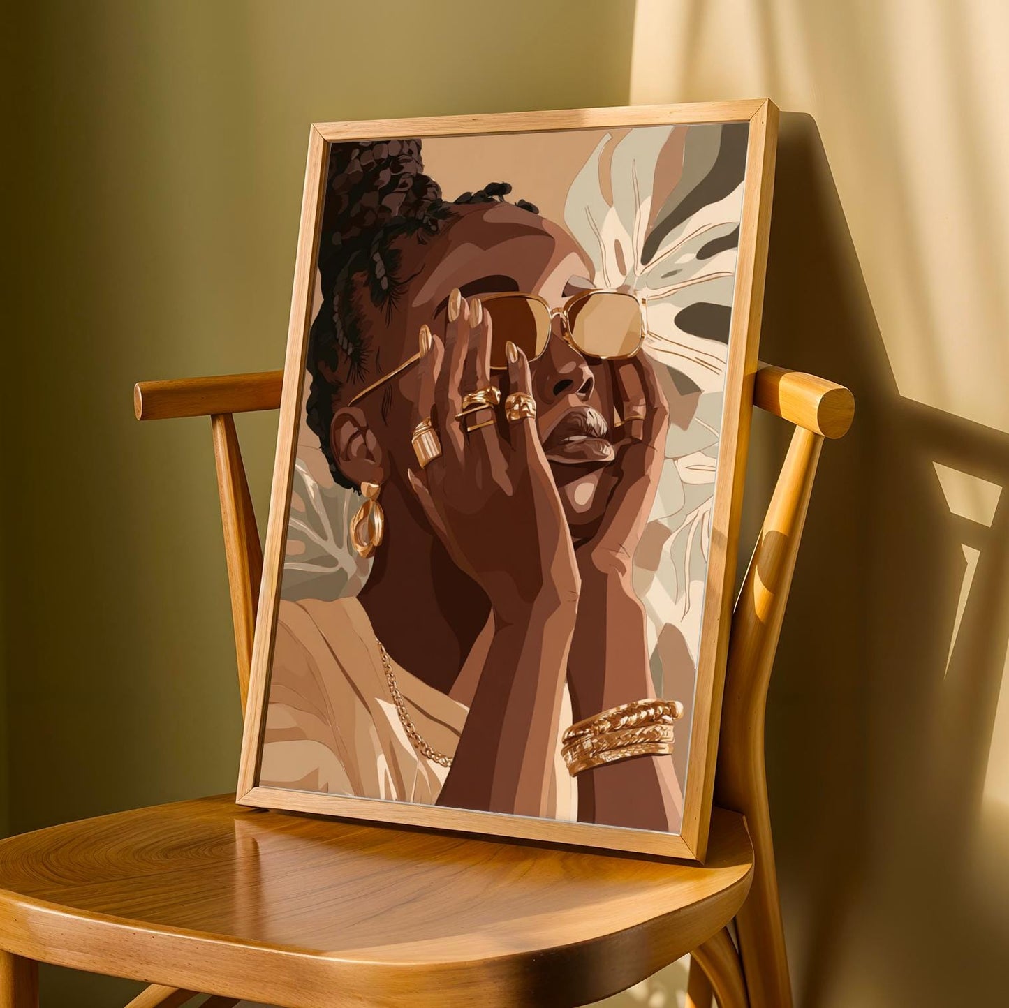 Grace Defined - Elegant Woman Wall Art Print