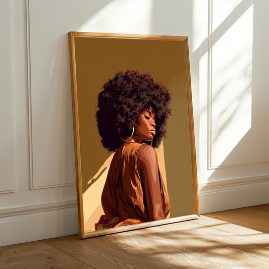 Grace Defined - Elegant Woman Wall Art Print