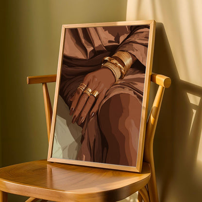 Grace Defined - Elegant Woman Wall Art Print