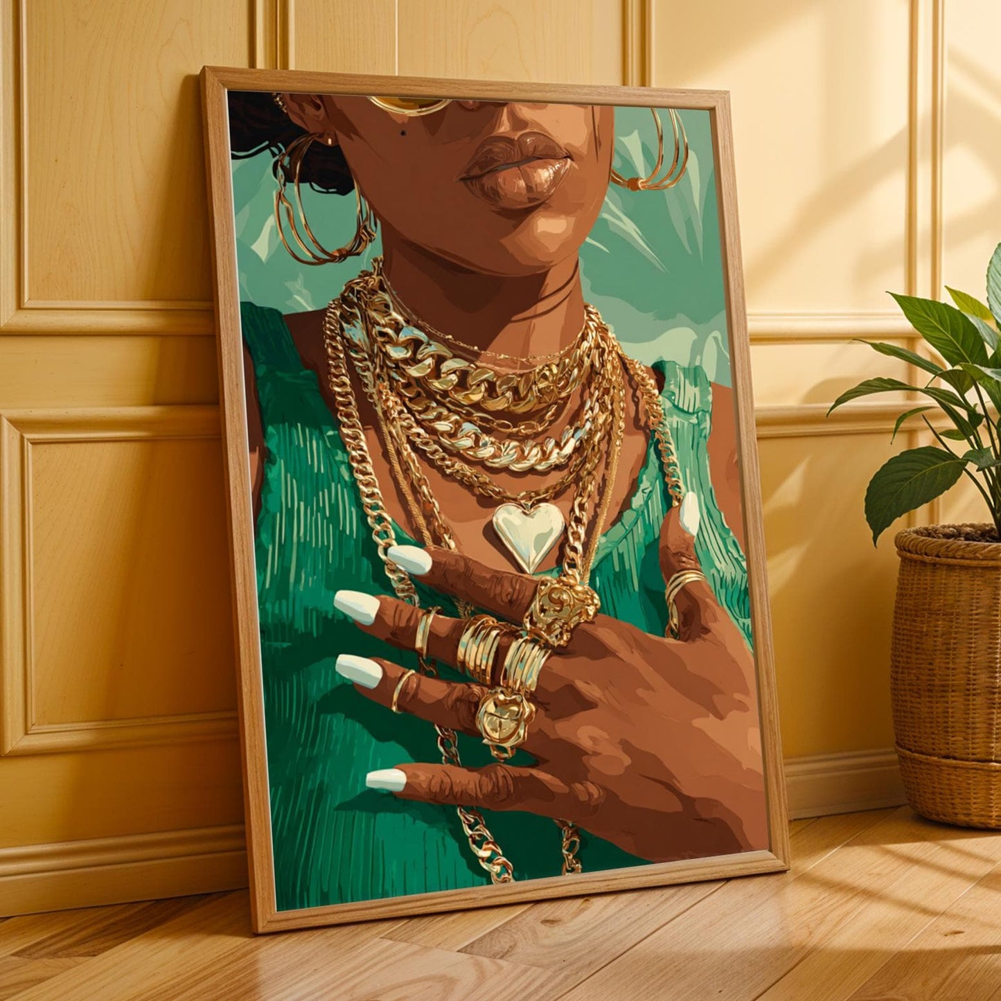 Grace Defined - Elegant Woman Wall Art Print