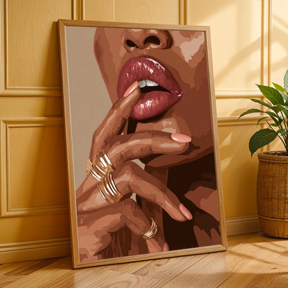 Grace Defined - Elegant Woman Wall Art Print