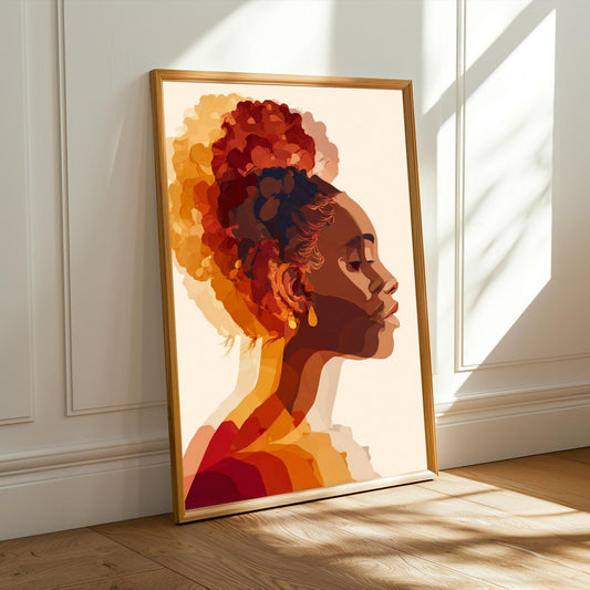 Grace Defined - Elegant Woman Wall Art Print