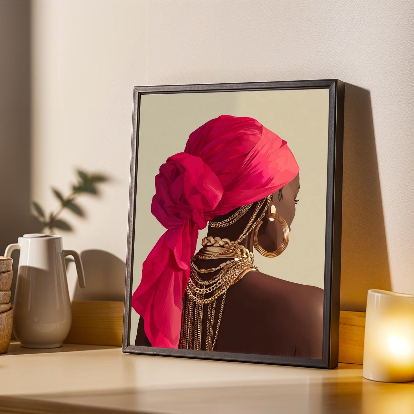 Grace Defined - Elegant Woman Wall Art Print