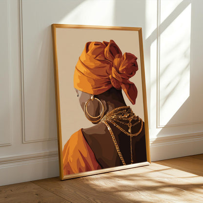 Grace Defined - Elegant Woman Wall Art Print