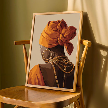 Grace Defined - Elegant Woman Wall Art Print