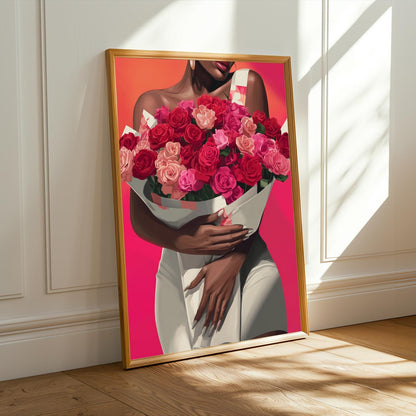 Grace Defined - Elegant Woman Wall Art Print