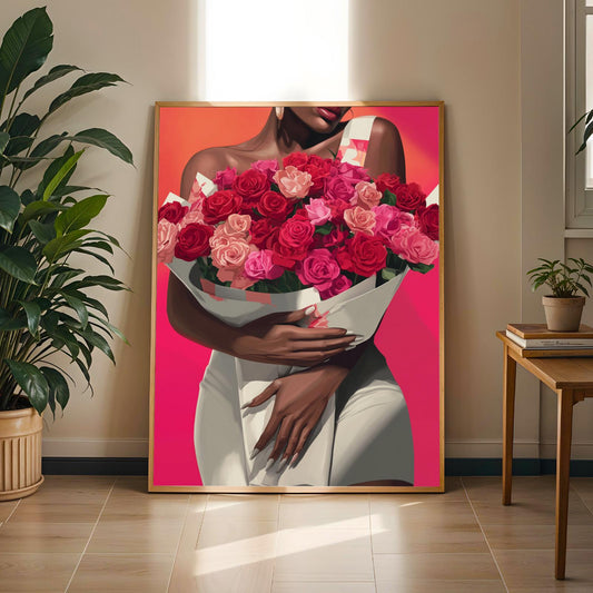 Grace Defined - Elegant Woman Wall Art Print