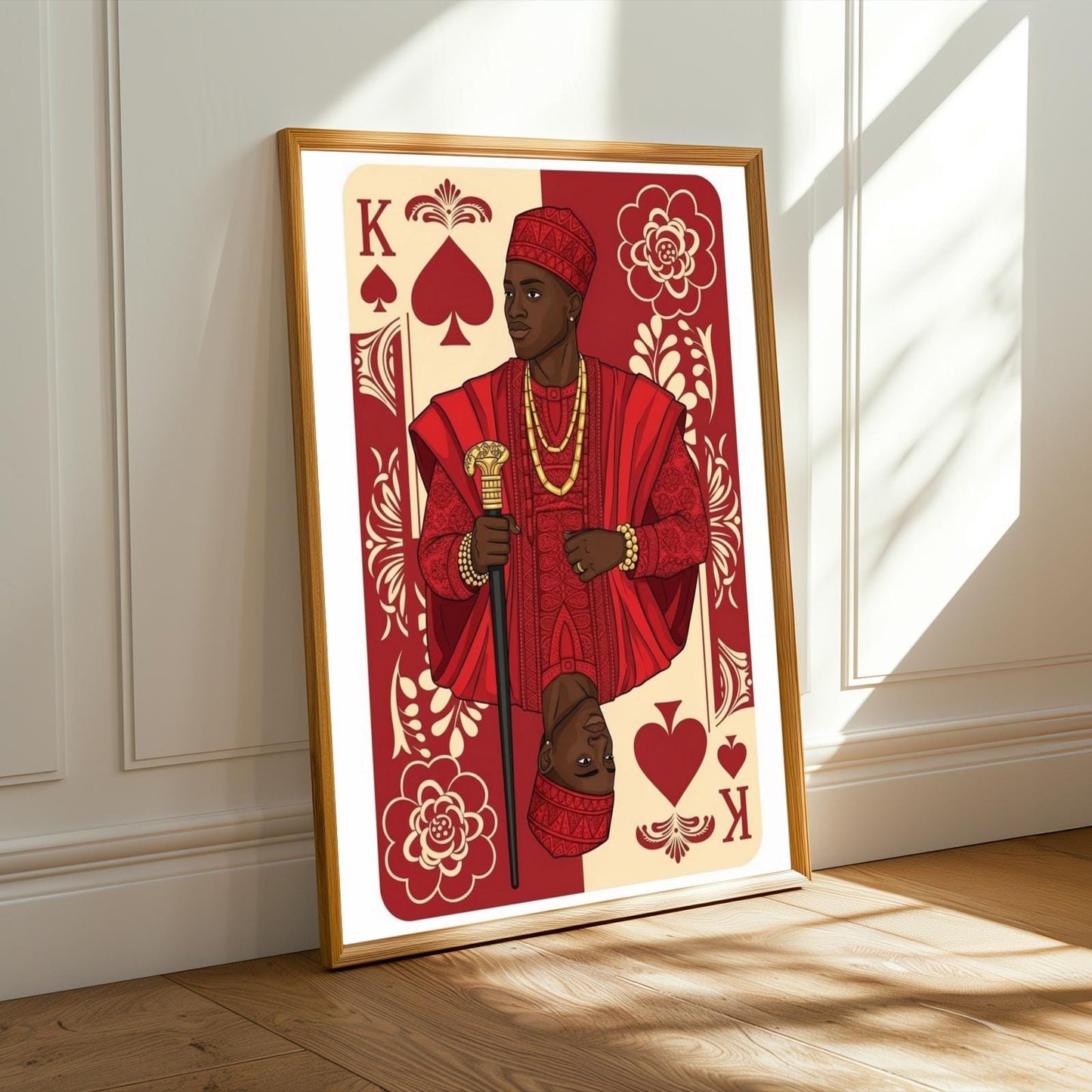 King Of Spades Wall Art Print