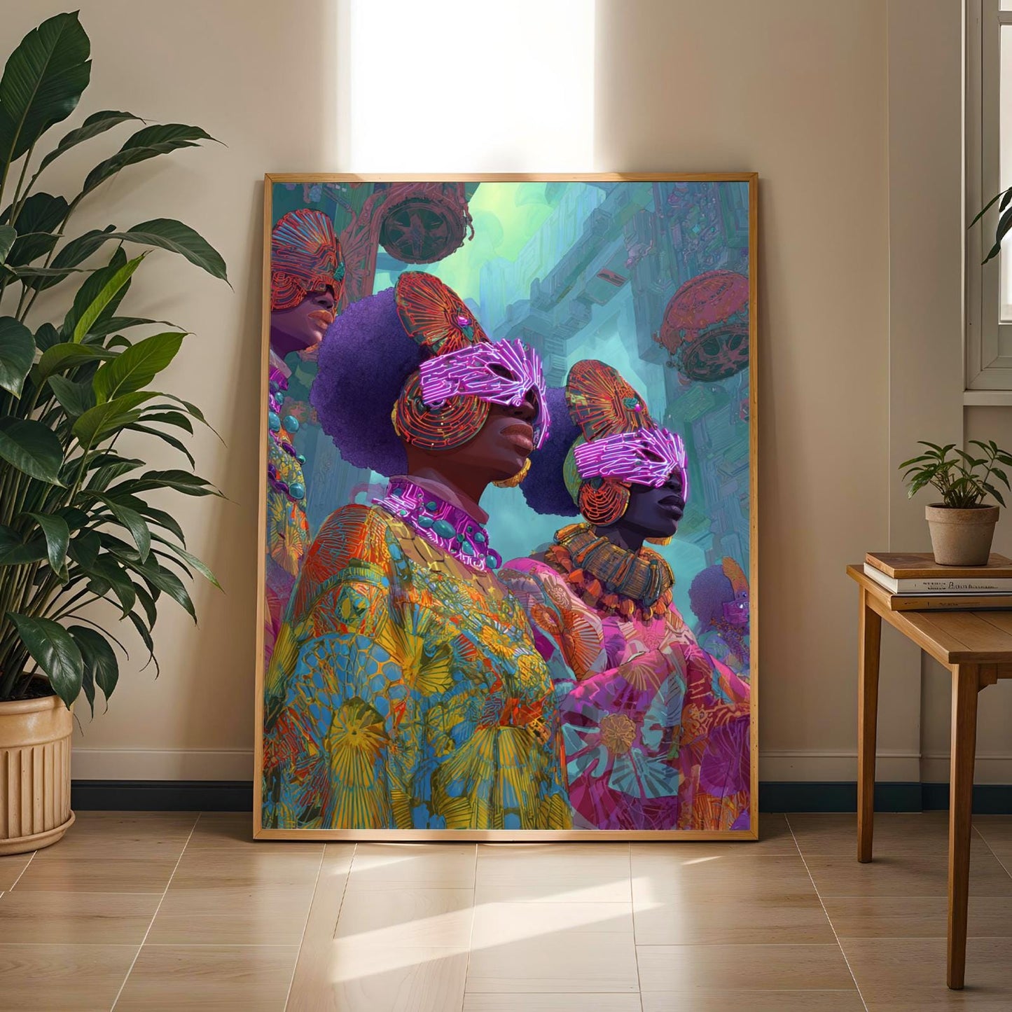 Afrofuturism Wall Art Print