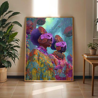 Afrofuturism Wall Art Print