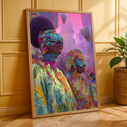Afrofuturism Wall Art Print
