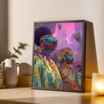 Afrofuturism Wall Art Print