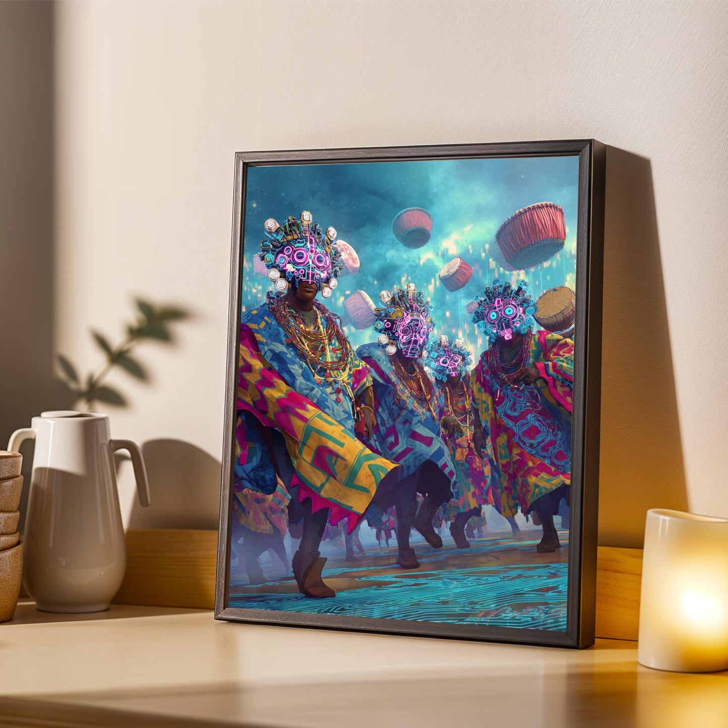 Afrofuturism Wall Art Print