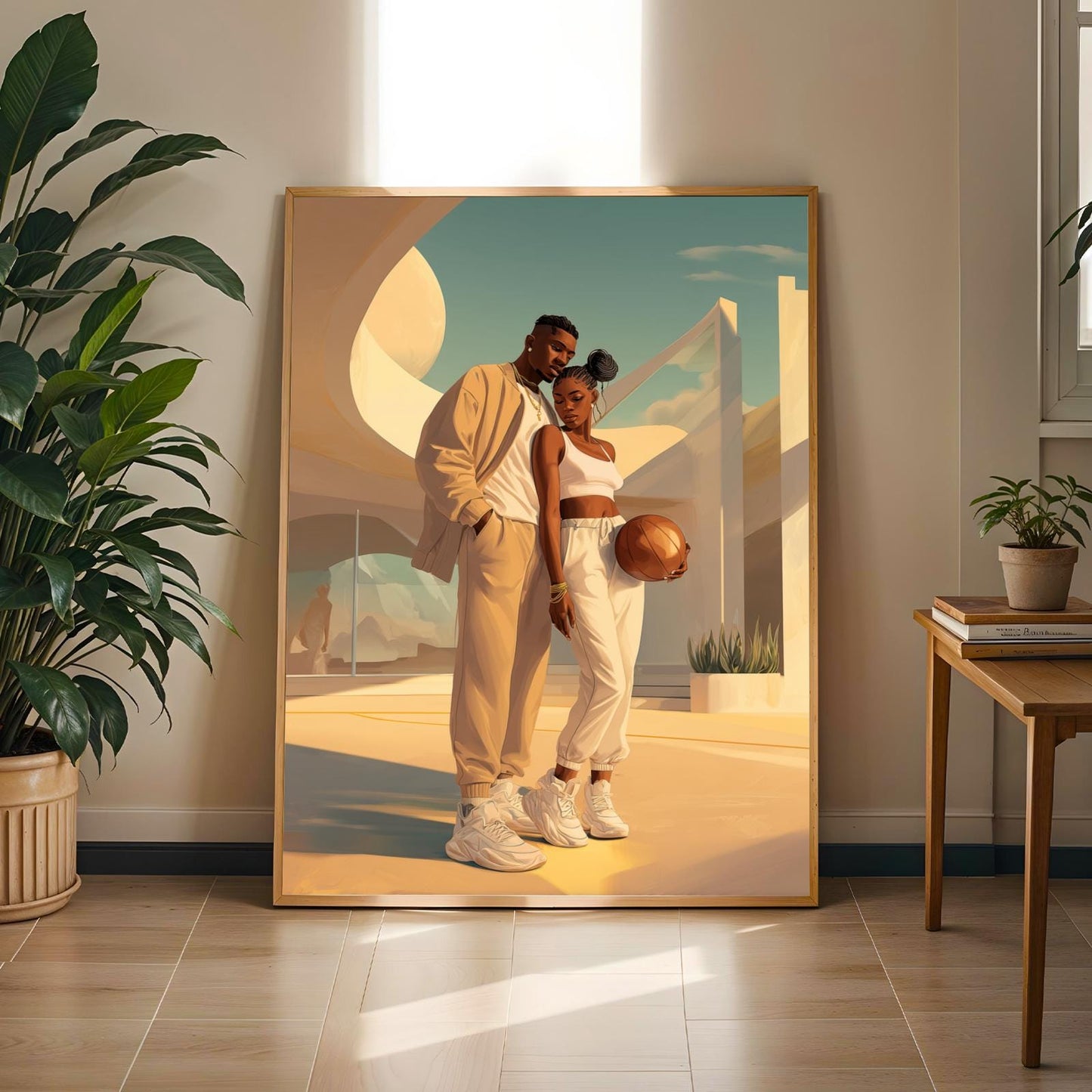 Love and Basketball Wall Art Print