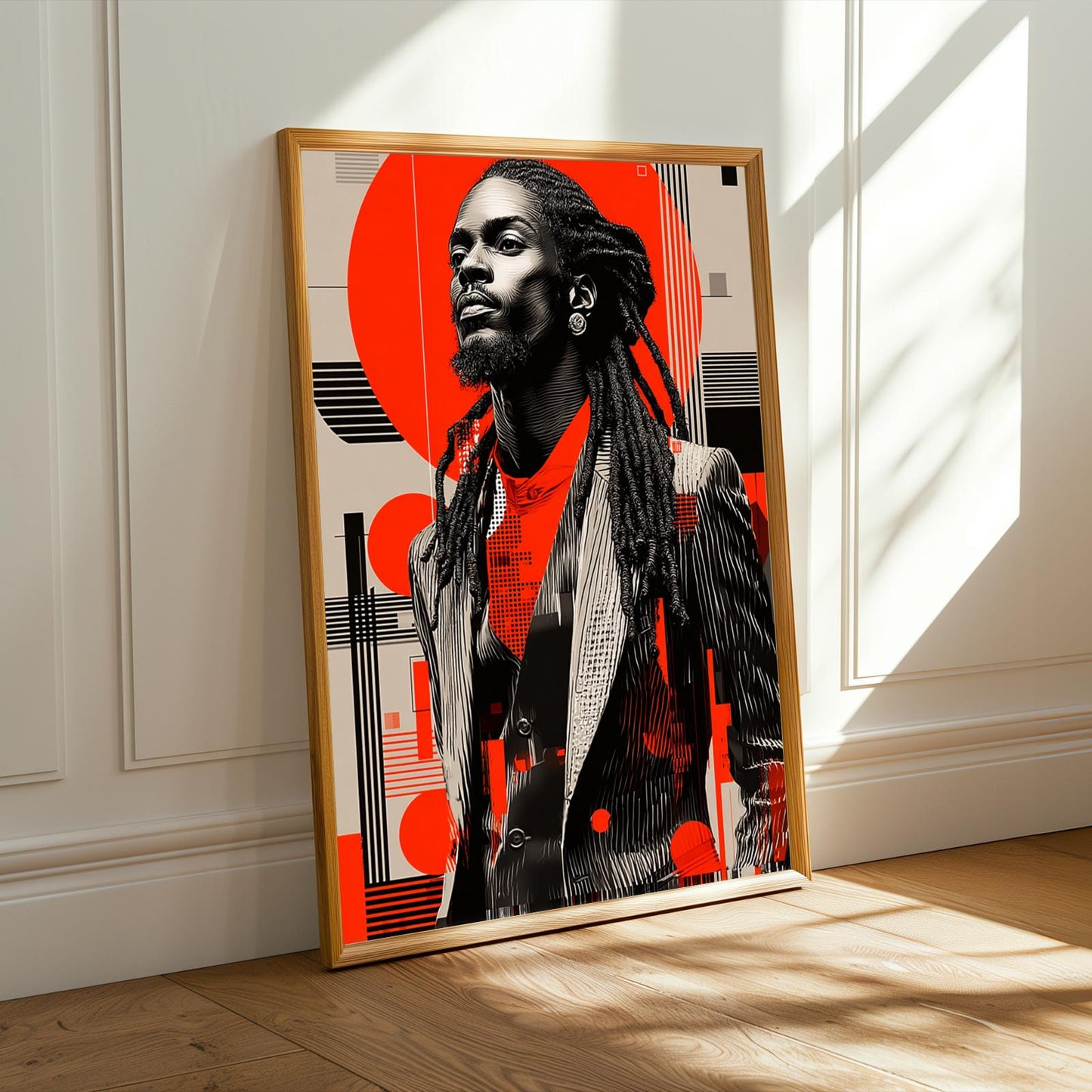 Stength of a Man Wall Art Print