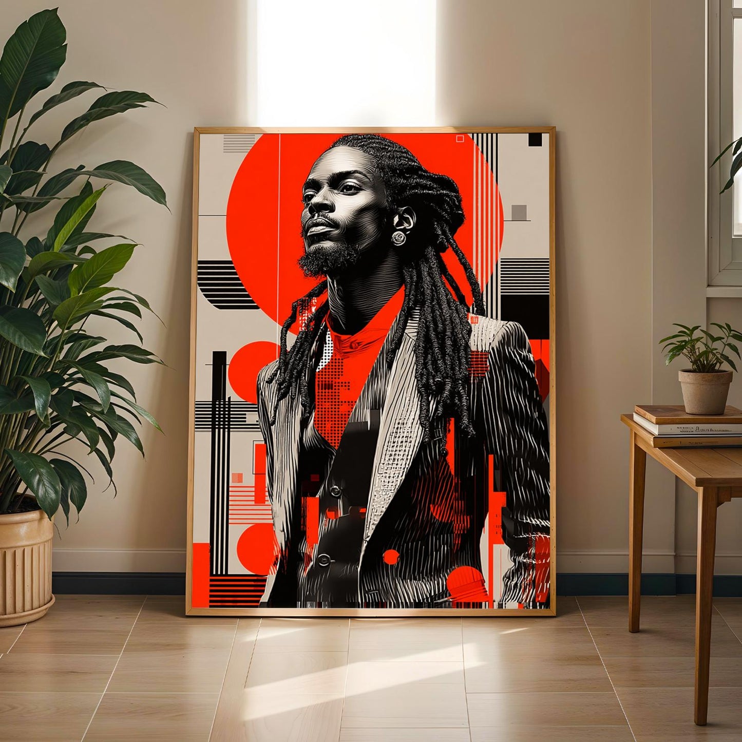 Stength of a Man Wall Art Print