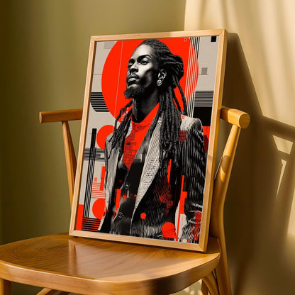 Stength of a Man Wall Art Print