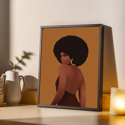 Grace Defined - Elegant Woman Wall Art Print