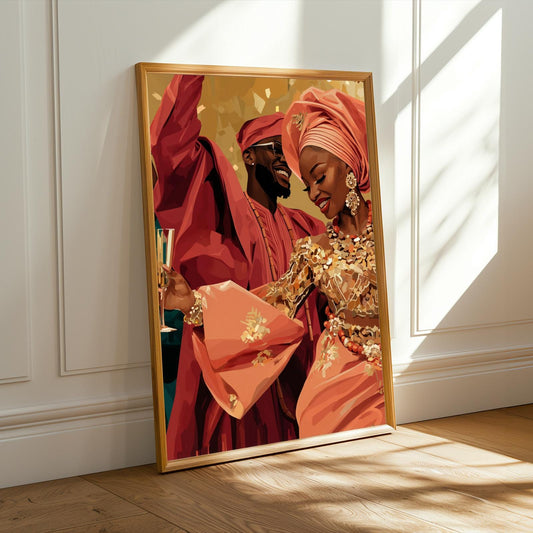 "Owambe" Series Wall Art Print