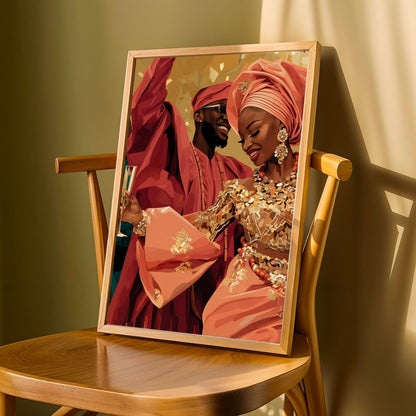 "Owambe" Series Wall Art Print