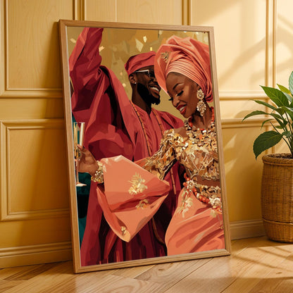 "Owambe" Series Wall Art Print