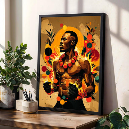 Untamed Spirit  African Warrior Wall Art Print