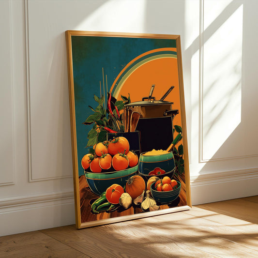 Jollof Prep Wall Art Print