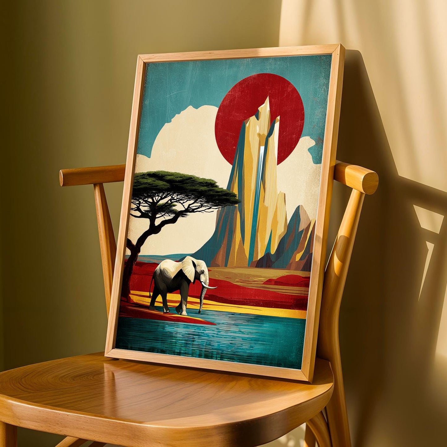 Safari Vibes Afrocentric Wall Art Print