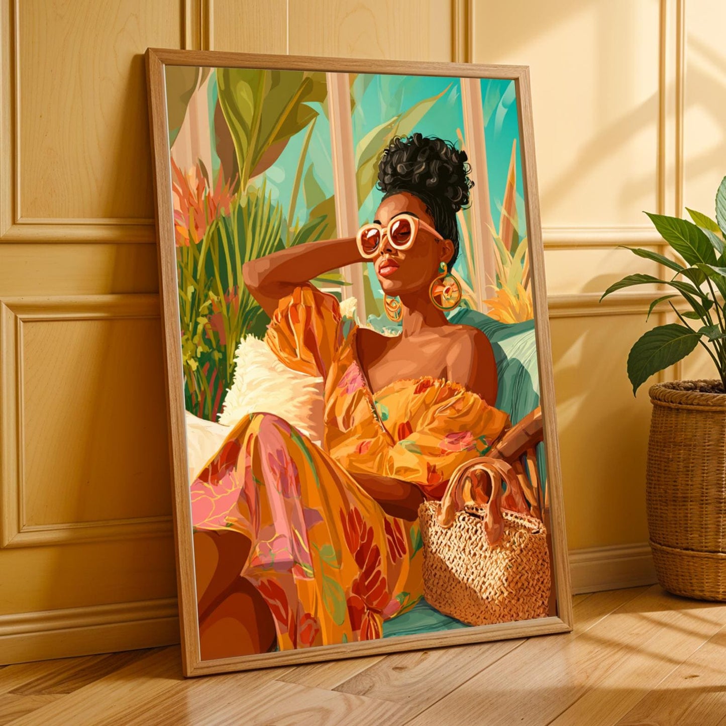 Grace Defined - Elegant Woman Wall Art Print