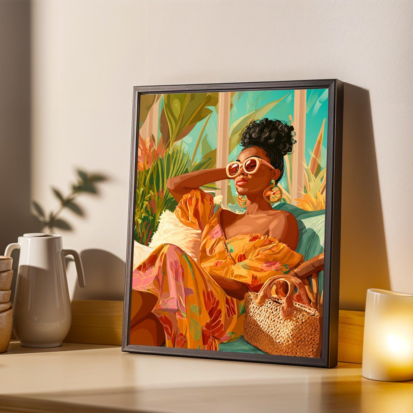 Grace Defined - Elegant Woman Wall Art Print