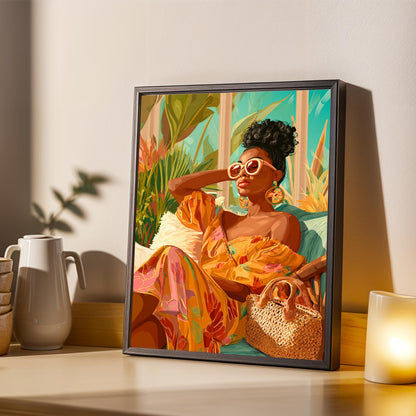 Grace Defined - Elegant Woman Wall Art Print