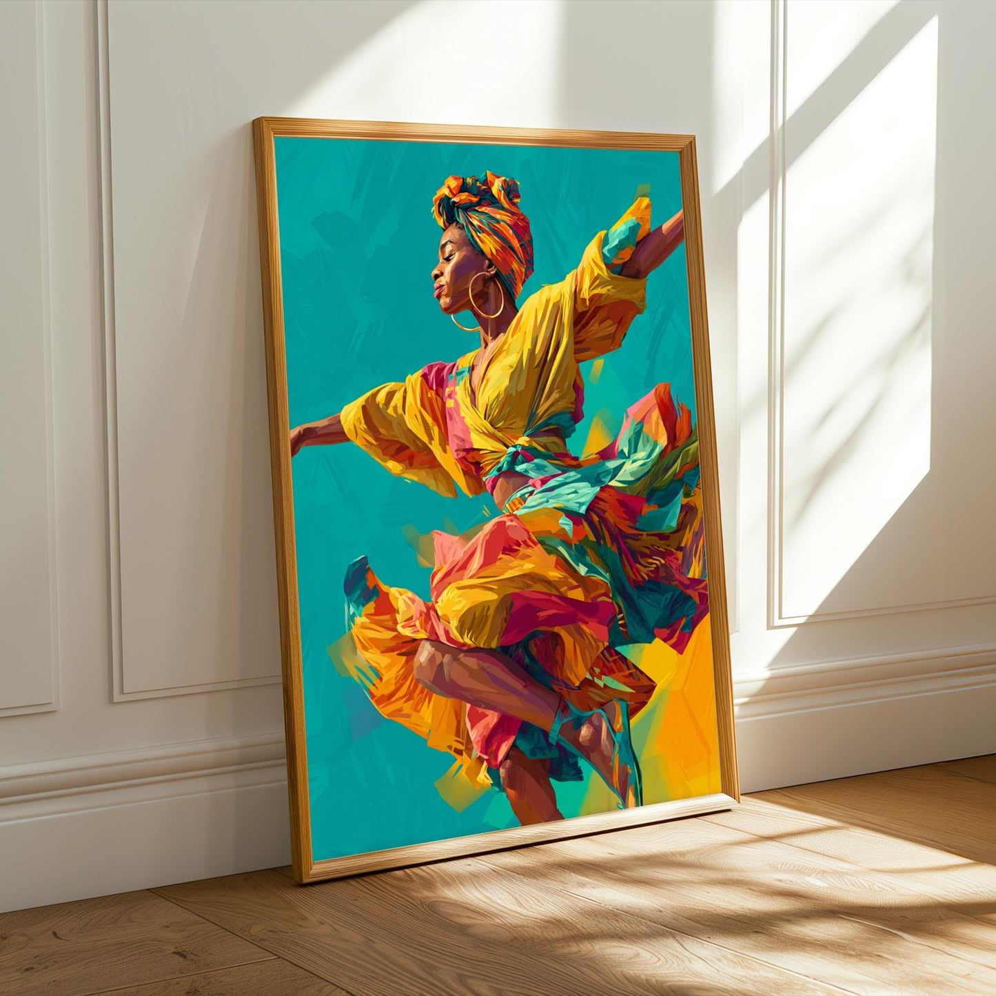 Dancer In Motion Wall Art Print