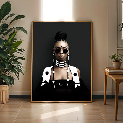 Bold Statement - Modern Afrocentric Wall Art Ptint