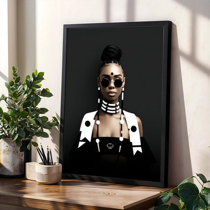 Bold Statement - Modern Afrocentric Wall Art Ptint