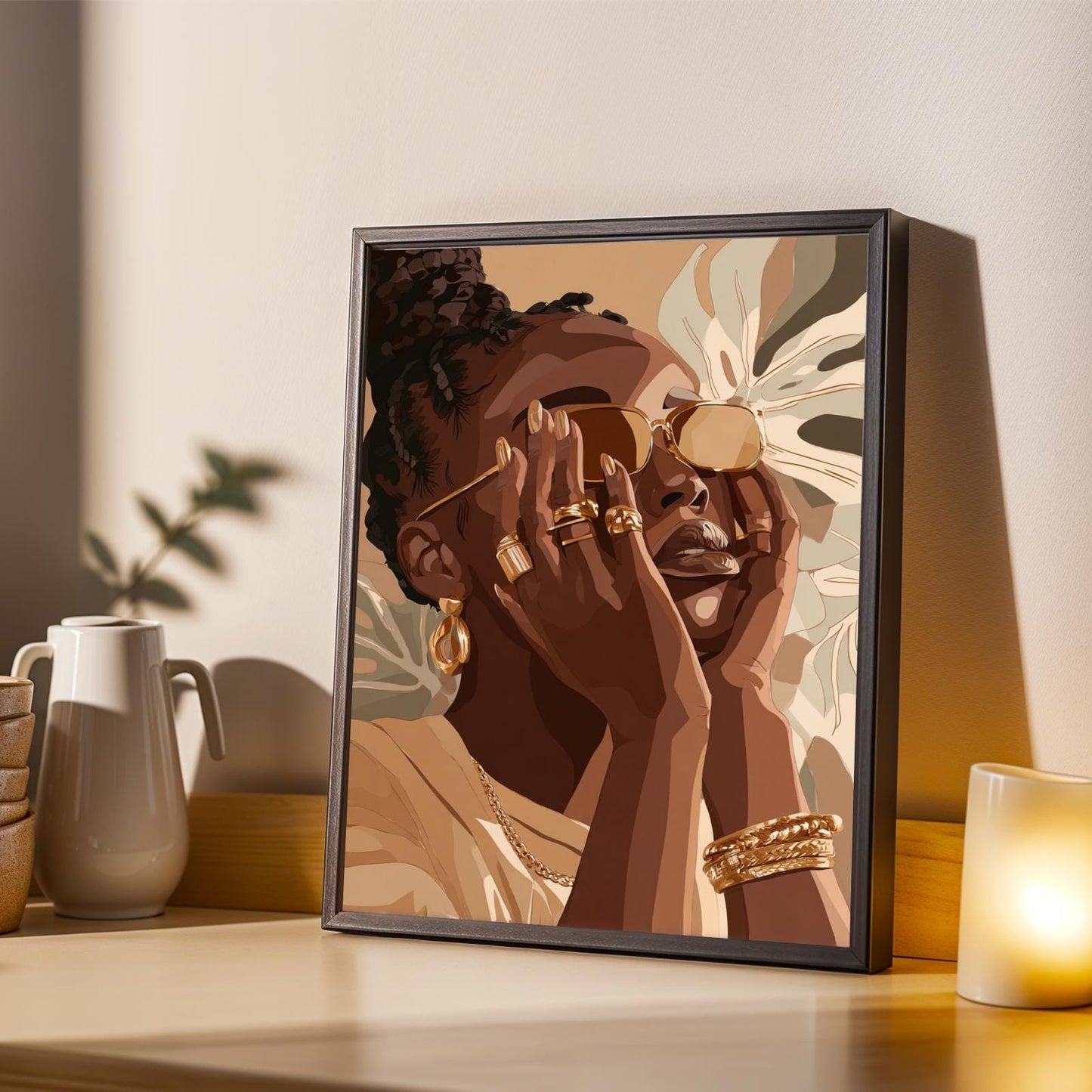 Grace Defined - Elegant Woman Wall Art Print